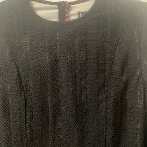 Elegant Black Asymmetrical Dress